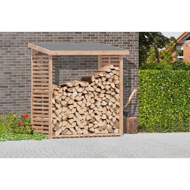 Kaminholzregal L Lärche, 200x75x200 