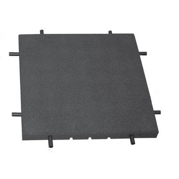 Fallschutzplatte anthrazit 500 x 500 x 45 mm 