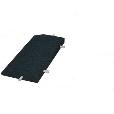 Keilrandelemente gerade, anthrazit 500 x 250 x 45/10 mm 