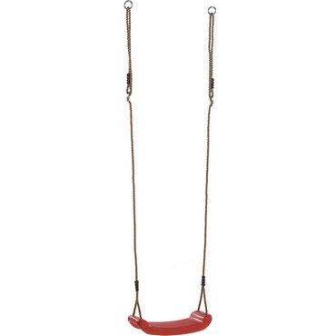 Schaukelsitz aus geblas.Kunststoff rot 2.5 m / 42 x 17 x 8.5 cm 