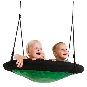 Nestschaukel "swibee" grün/schwarz 