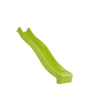 Rutsche mit Welle limettengrün Anbauhöhe 1500mm, Länge 2950mm 