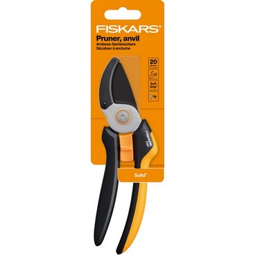 Fiskars solid Amboss Gartenschere L P361 