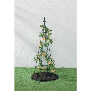 Obelisk Pedro, schwarz D 23 x H 80 cm 