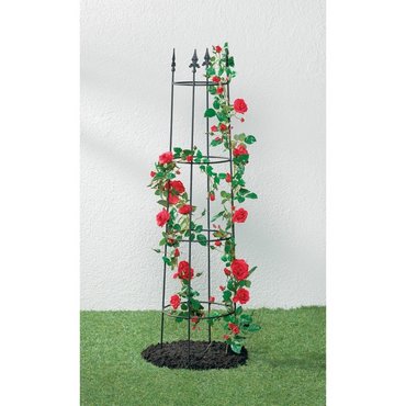 Obelisk Padon, schwarz D 43 x H 160 cm 