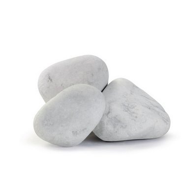 Bianco Carrara getrommelt 100/200 mm Netz/ filet à 15 kg 