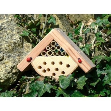Kleines Insektenhotel "Minibug" 14x20x13 cm 