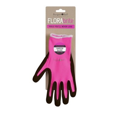 Handschuhe fluoriszierend pink S/M FloraBrite 