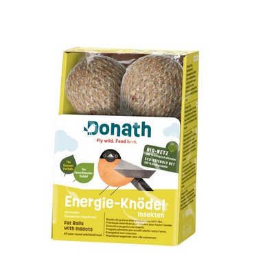Donath Energie Knödel Insekten 6x100g, im Bio Netz 