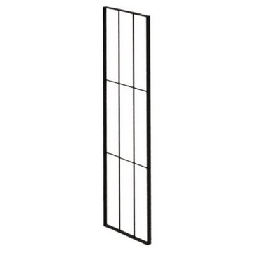 Seitenteil *A* H 165 x B38 x T 2.5 cm / edelrost 