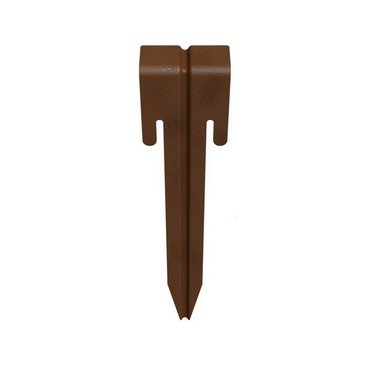 Befestigungsset für Rasenkante bronze - Set à 3 Stk. 