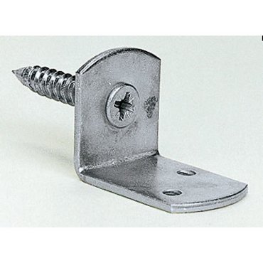 Edelstahl Flechtzaun-Winkel Set à 4 Stk./pcs 