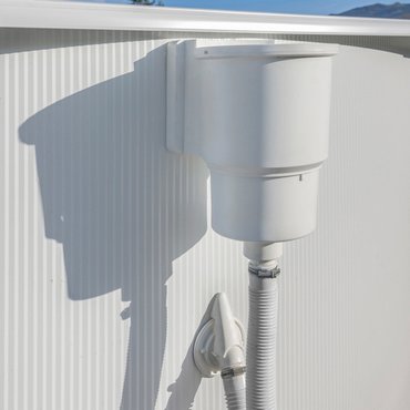 Skimmer + Rücklaufventil weiss AR100 