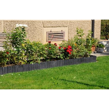 Rasen-+Beetkante aus recycliertem Kst. L83 cm x H29 cm 