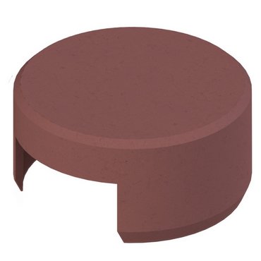 BIO Rasenkantenstein-Endstück terracotta 