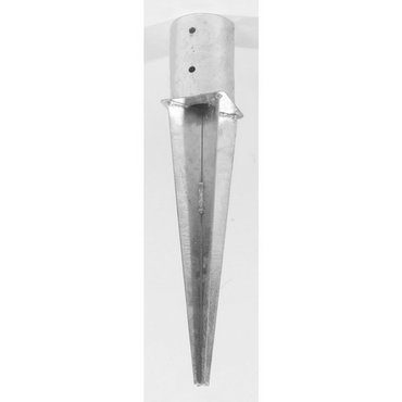 Einschlagbodenhülse f. Rundholzpfosten D10 cm 